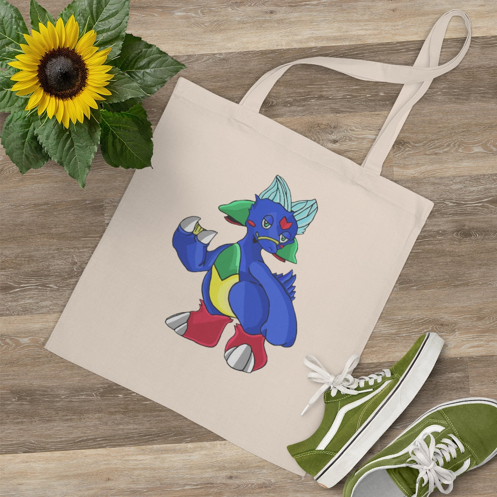 Duldi Tote Bag made of 100% cotton with long handles and cross stitching, available in multiple colors.