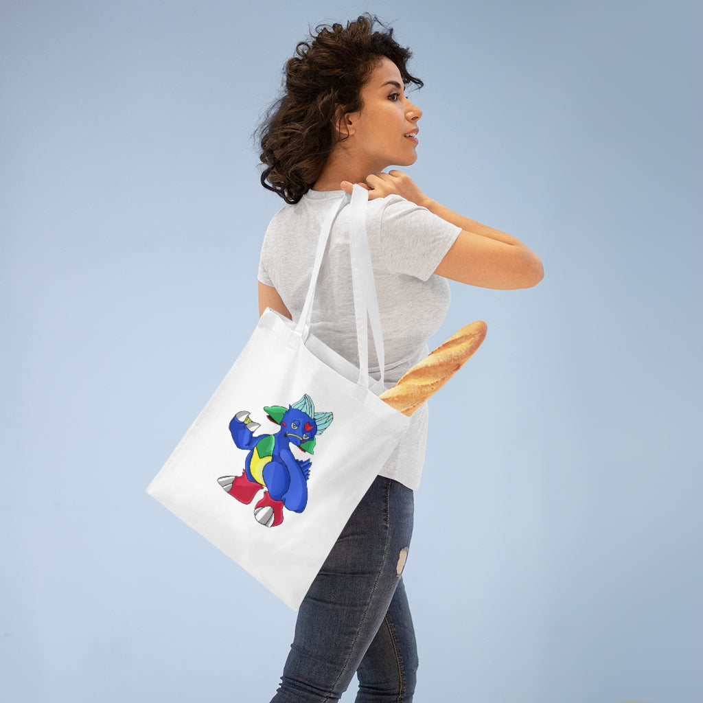 Duldi Tote Bag made of 100% cotton with long handles and cross stitching, available in multiple colors.