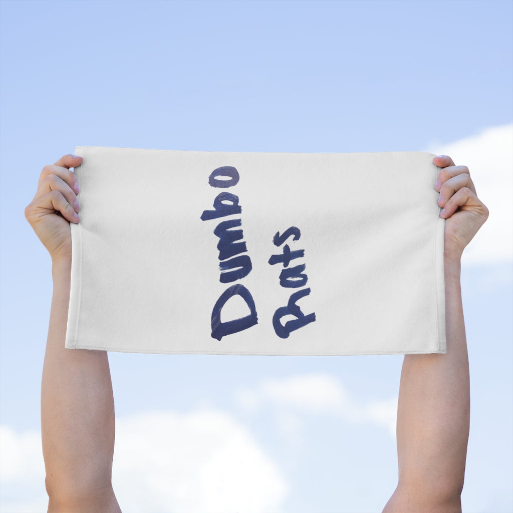 Dumbo Rats Rally Towel featuring soft cotton and printed mink polyester, measuring 11x18 inches, ideal for events.