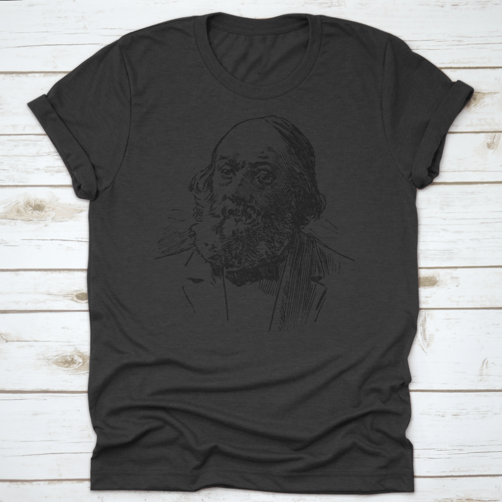 Edward Everett Hale T-shirt made from 100% cotton, featuring a classic fit and midweight fabric, ideal for comfort and style.