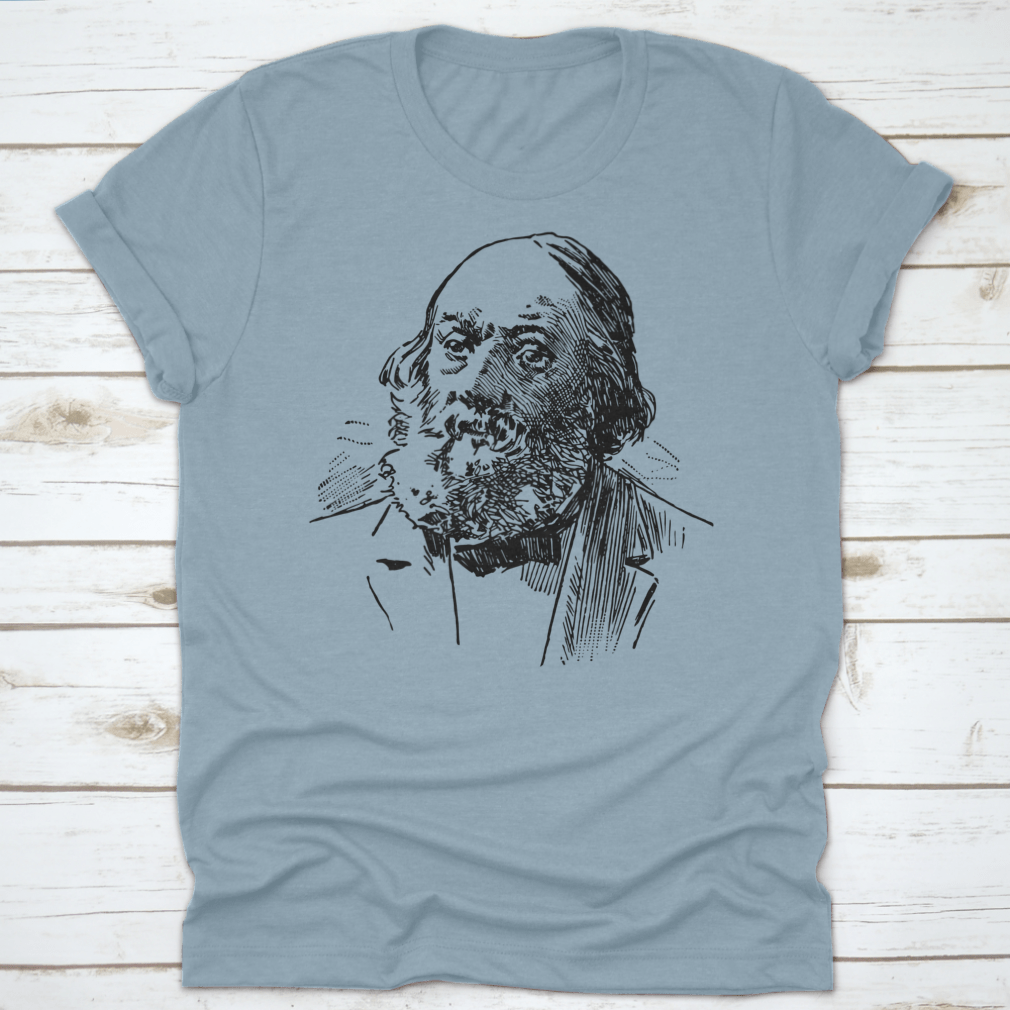 Edward Everett Hale T-shirt made from 100% cotton, featuring a classic fit and midweight fabric, ideal for comfort and style.