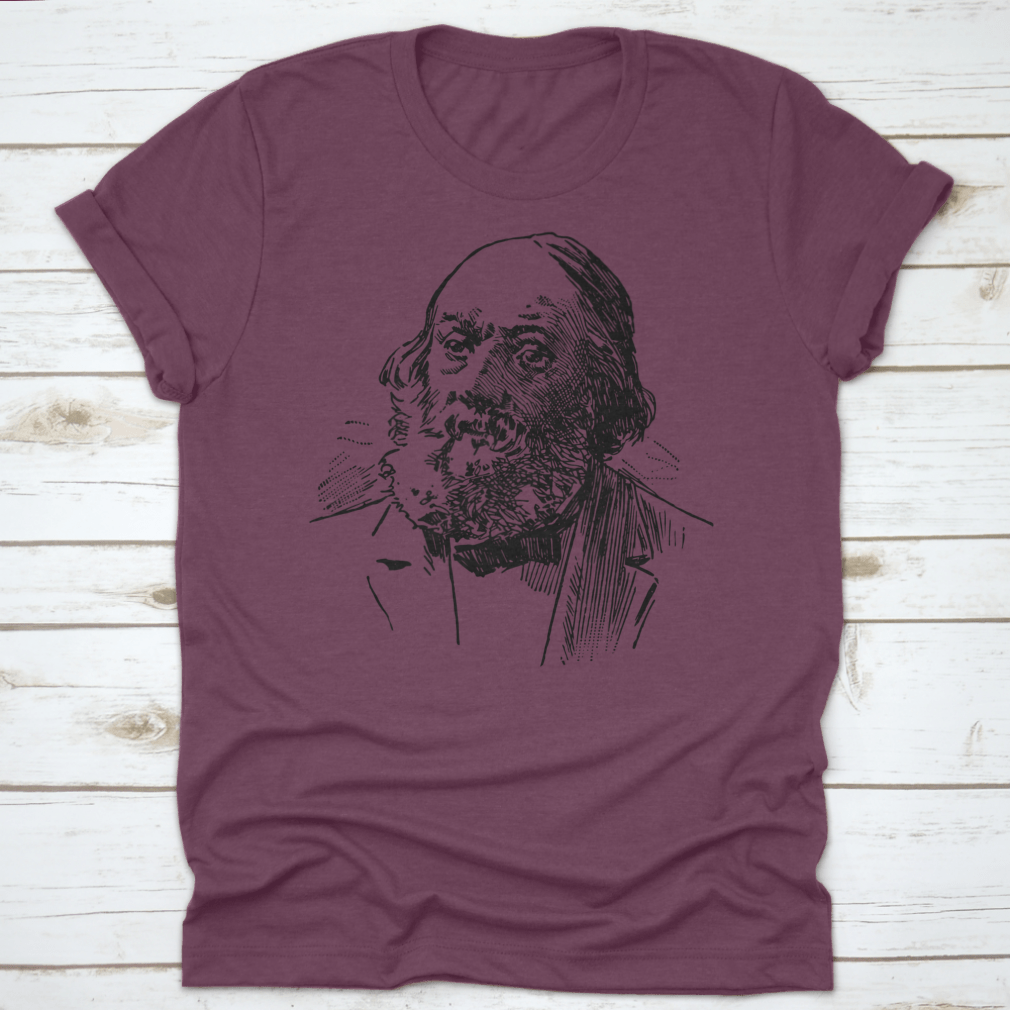 Edward Everett Hale T-shirt made from 100% cotton, featuring a classic fit and midweight fabric, ideal for comfort and style.