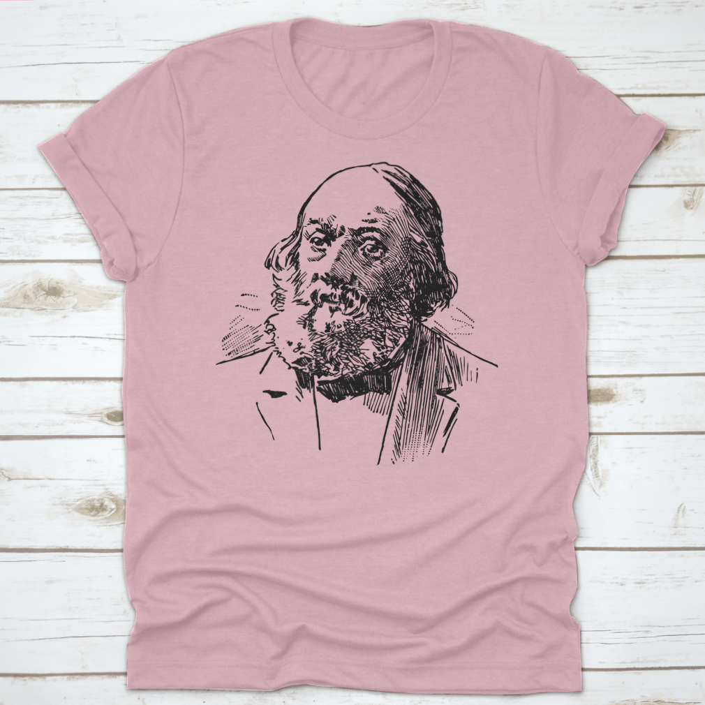 Edward Everett Hale T-shirt made from 100% cotton, featuring a classic fit and midweight fabric, ideal for comfort and style.