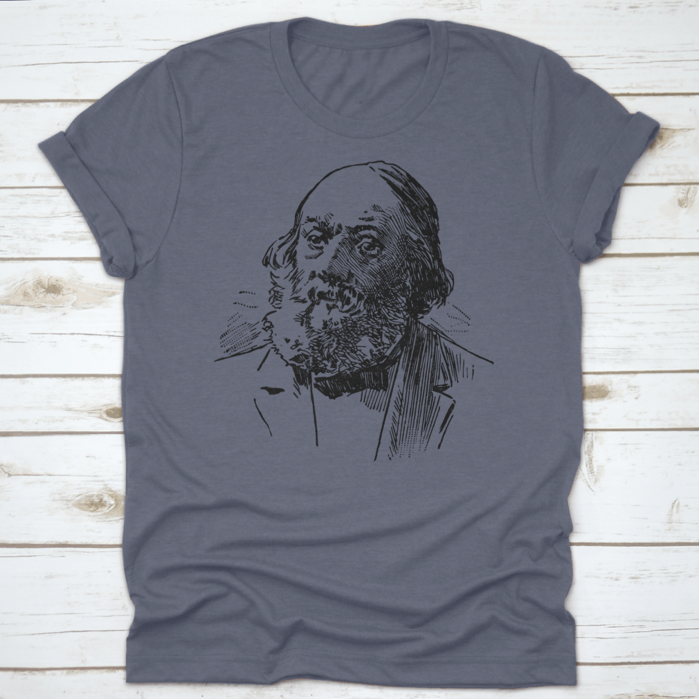 Edward Everett Hale T-shirt made from 100% cotton, featuring a classic fit and midweight fabric, ideal for comfort and style.