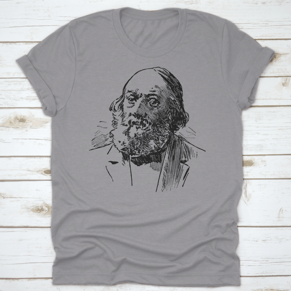 Edward Everett Hale T-shirt made from 100% cotton, featuring a classic fit and midweight fabric, ideal for comfort and style.