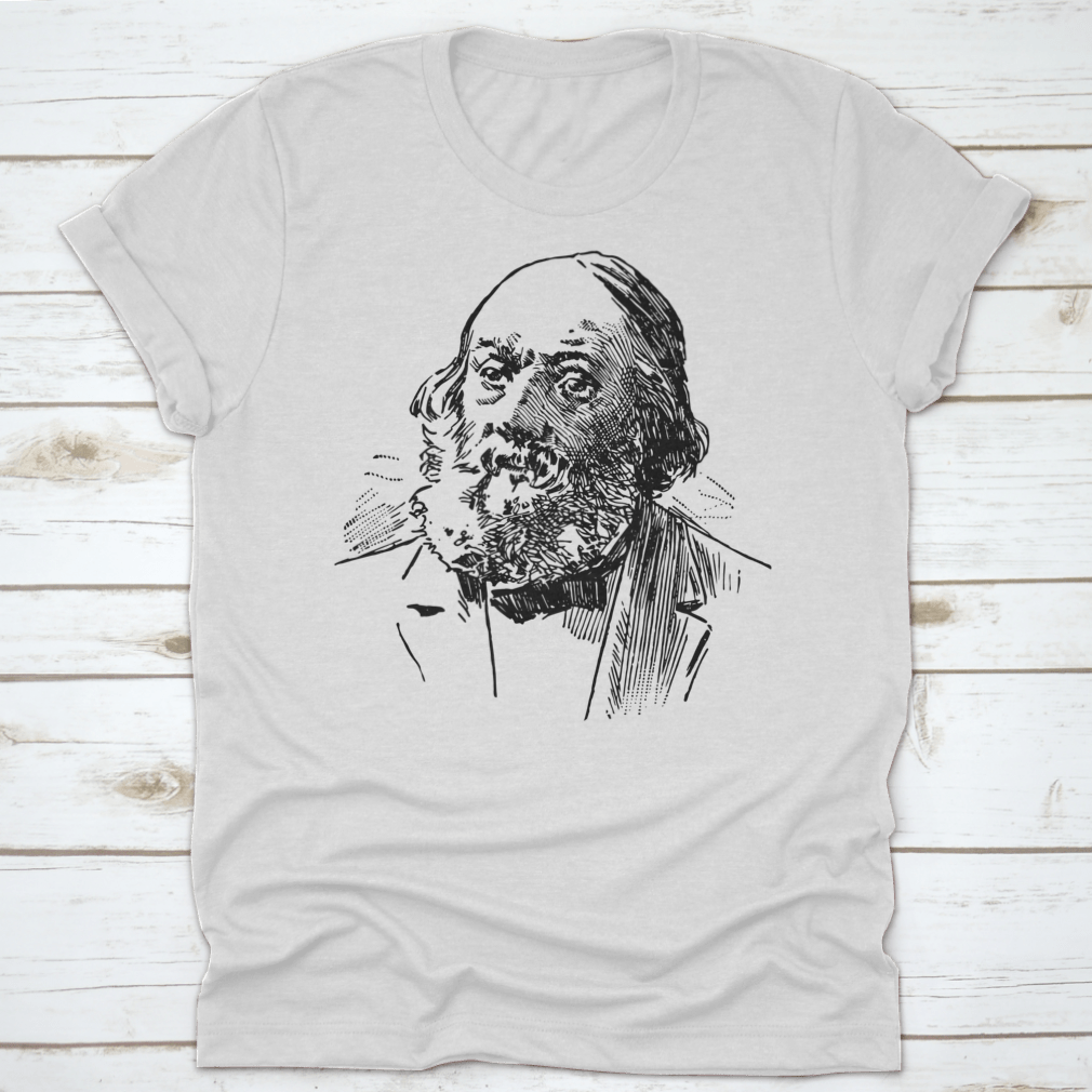 Edward Everett Hale T-shirt made from 100% cotton, featuring a classic fit and midweight fabric, ideal for comfort and style.