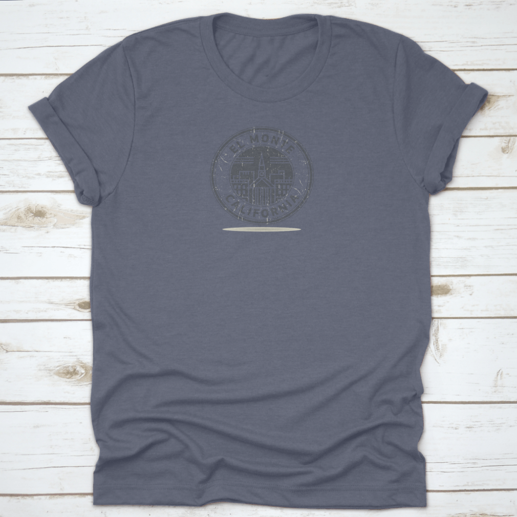 A stylish travel destination shirt featuring El Monte, California design, made from soft cotton fabric.