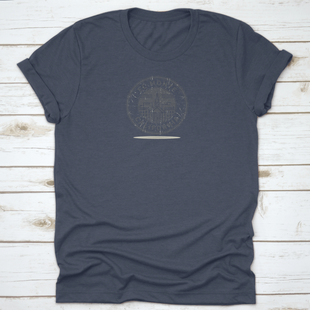 A stylish travel destination shirt featuring El Monte, California design, made from soft cotton fabric.