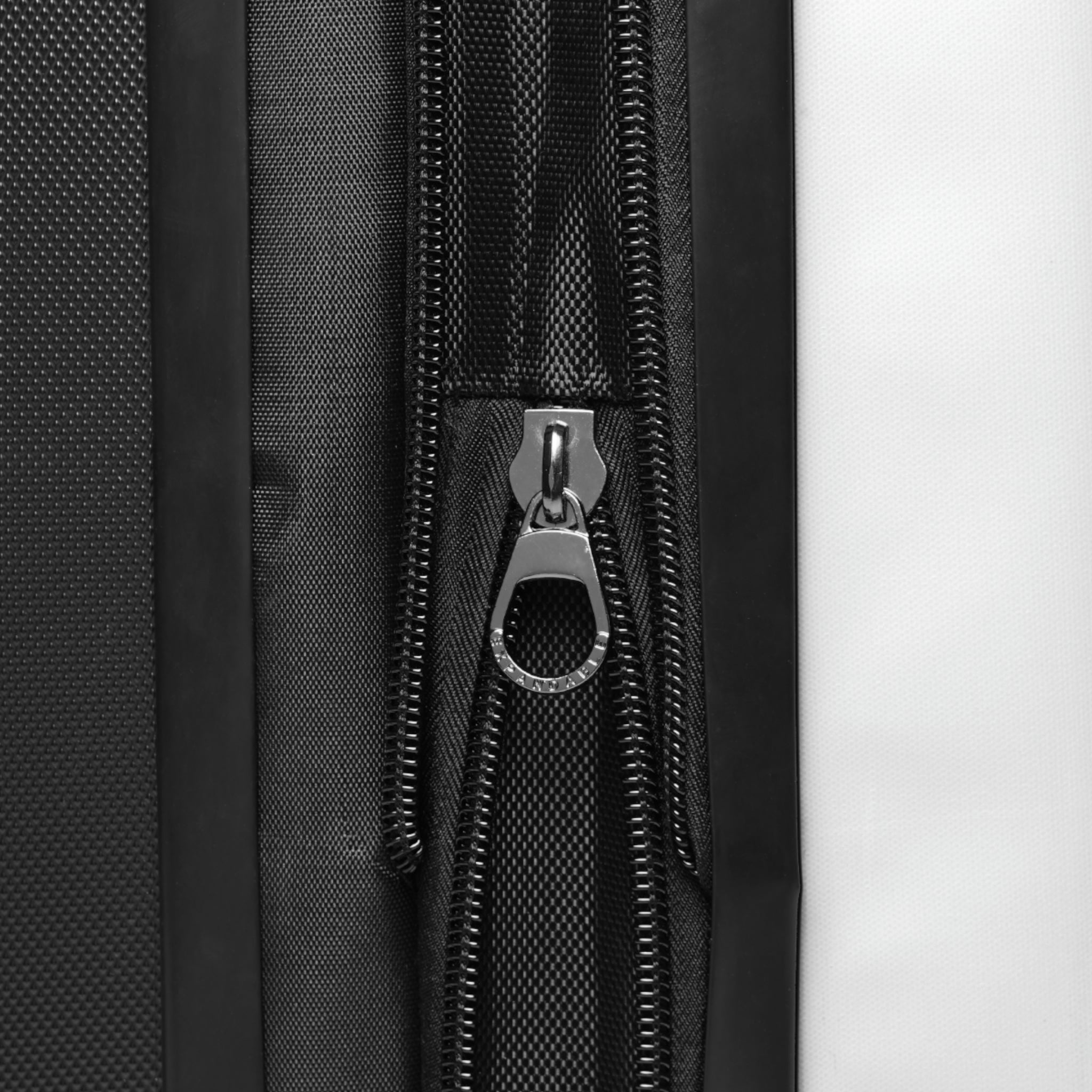 Electron Cabin Suitcase featuring a personalized design, lightweight polycarbonate front, and ABS back, with adjustable handle and 360° swivel wheels.