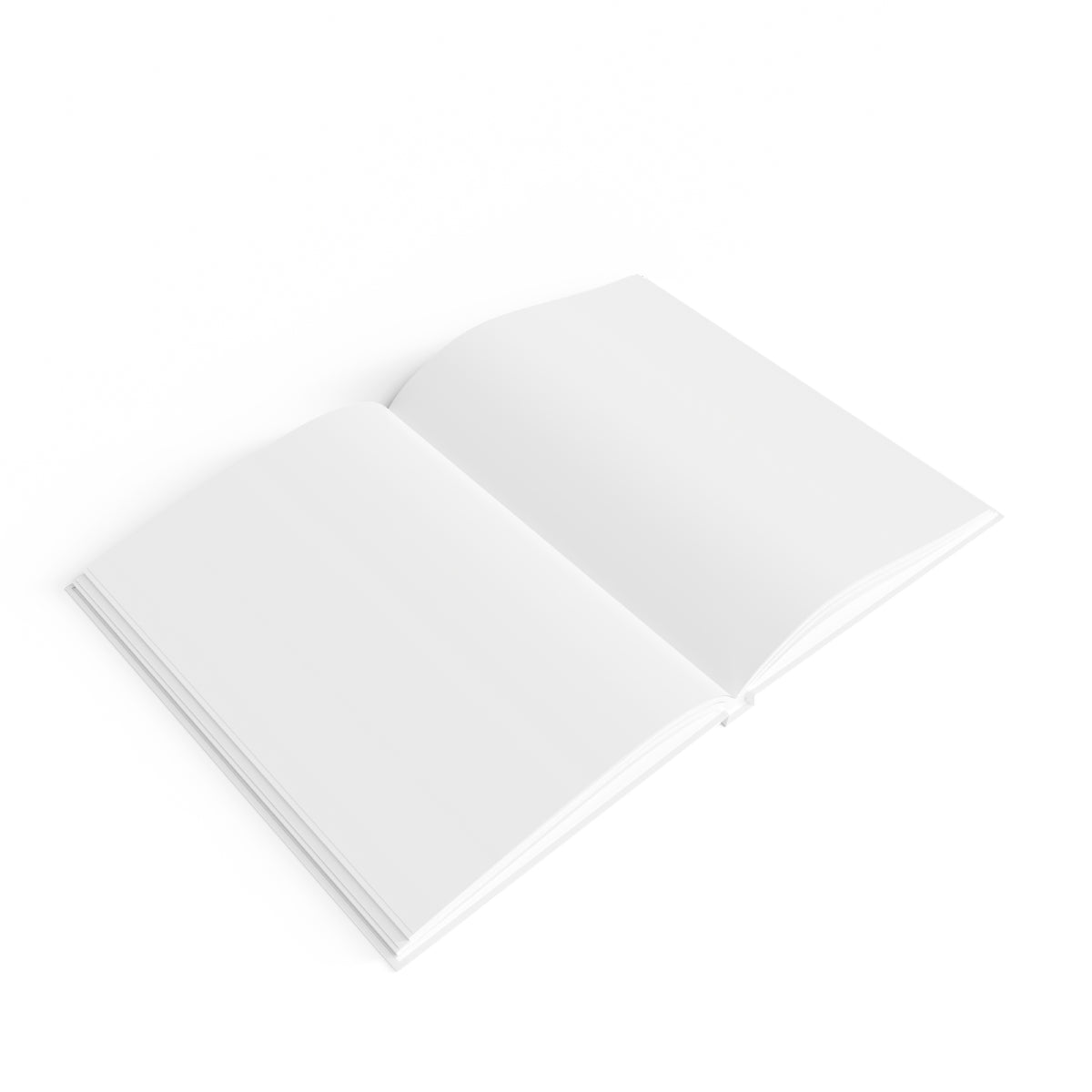 Elkwok Journal - Blank with hardcover and colorful wraparound print, showcasing its blank pages for creativity.