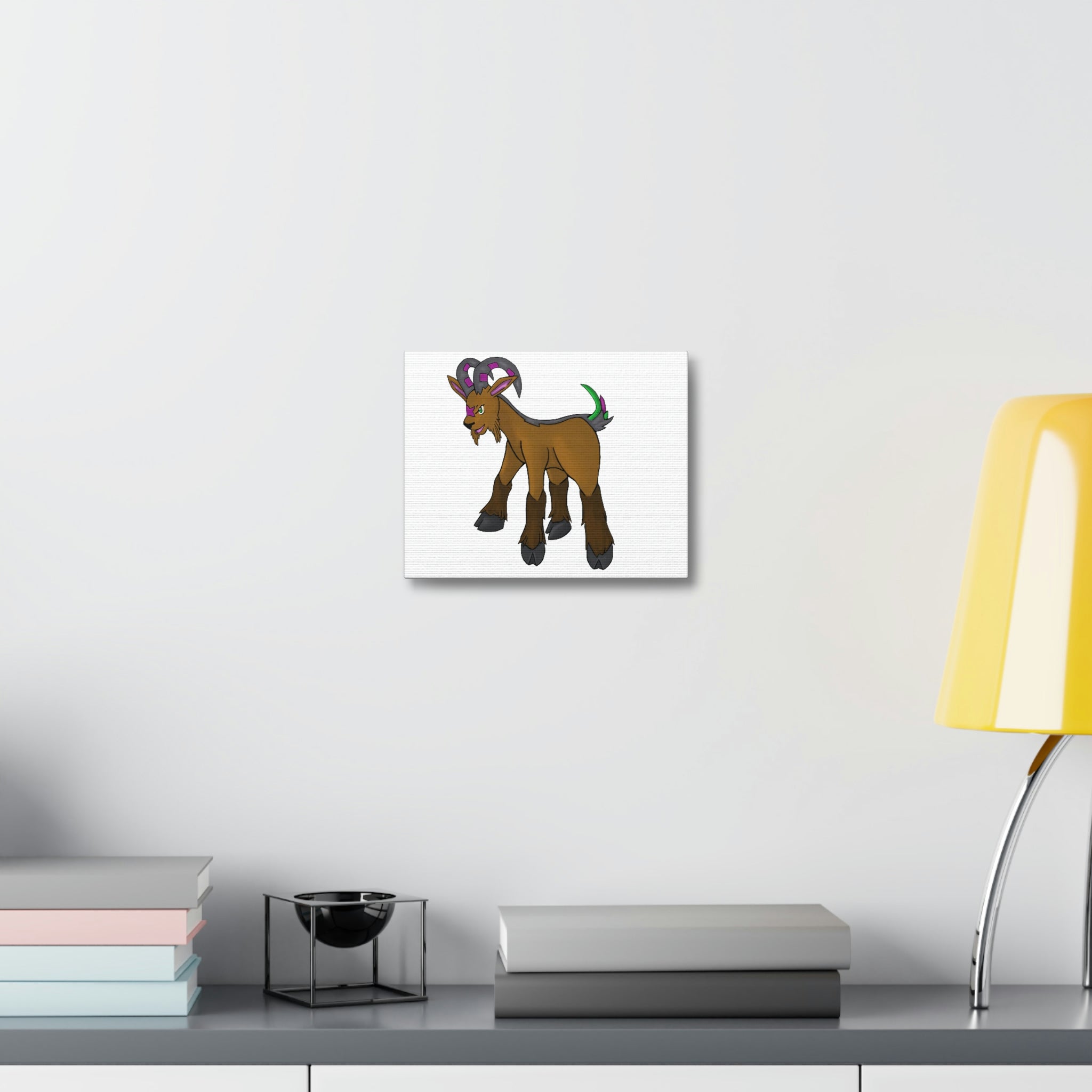 Elkwok Stretched Canvas featuring vibrant artwork stretched over a sturdy wooden frame, perfect for indoor decoration.