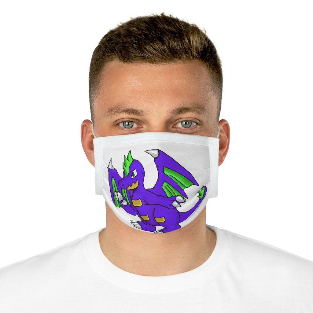 Emiletas Cotton Face Mask featuring colorful motifs and adjustable earloops, showcasing its stylish design and comfortable fit.