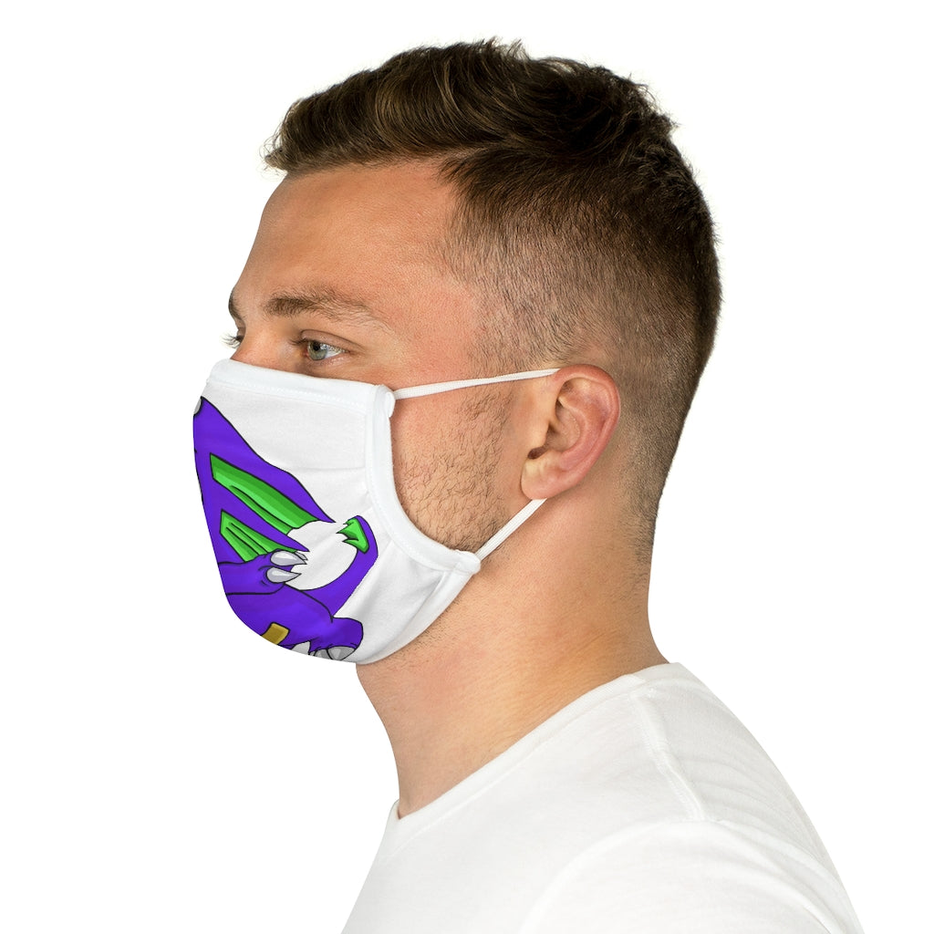 Emiletas Cotton Face Mask featuring colorful motifs and adjustable earloops, showcasing its stylish design and comfortable fit.