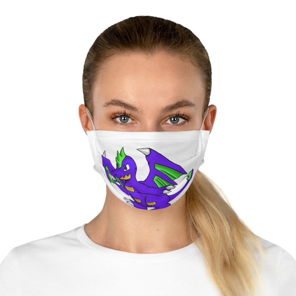 Emiletas Cotton Face Mask featuring colorful motifs and adjustable earloops, showcasing its stylish design and comfortable fit.