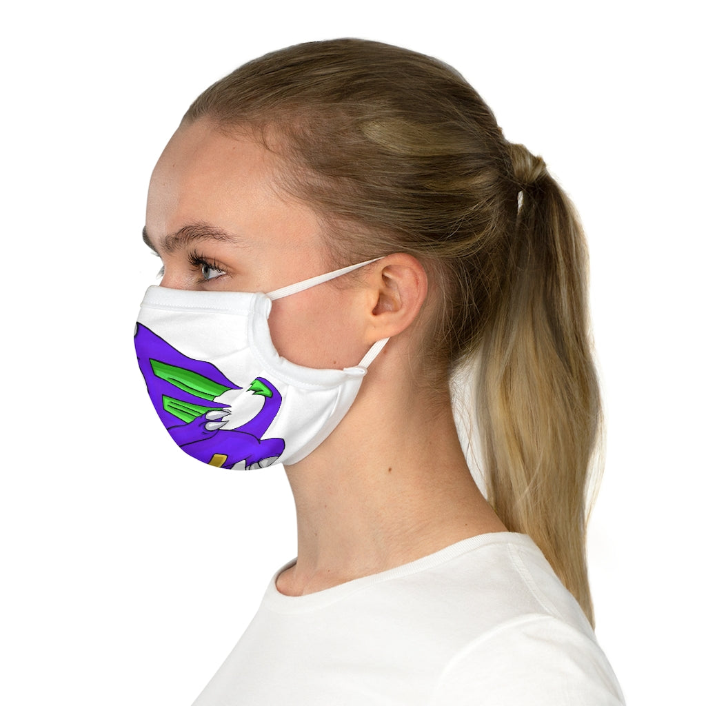 Emiletas Cotton Face Mask featuring colorful motifs and adjustable earloops, showcasing its stylish design and comfortable fit.