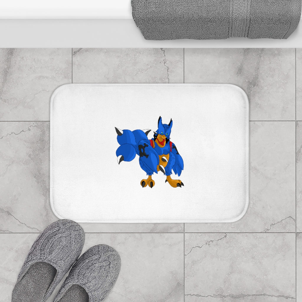 Empeor Bath Mat featuring a stylish design with anti-slip backing, made from soft microfiber material.