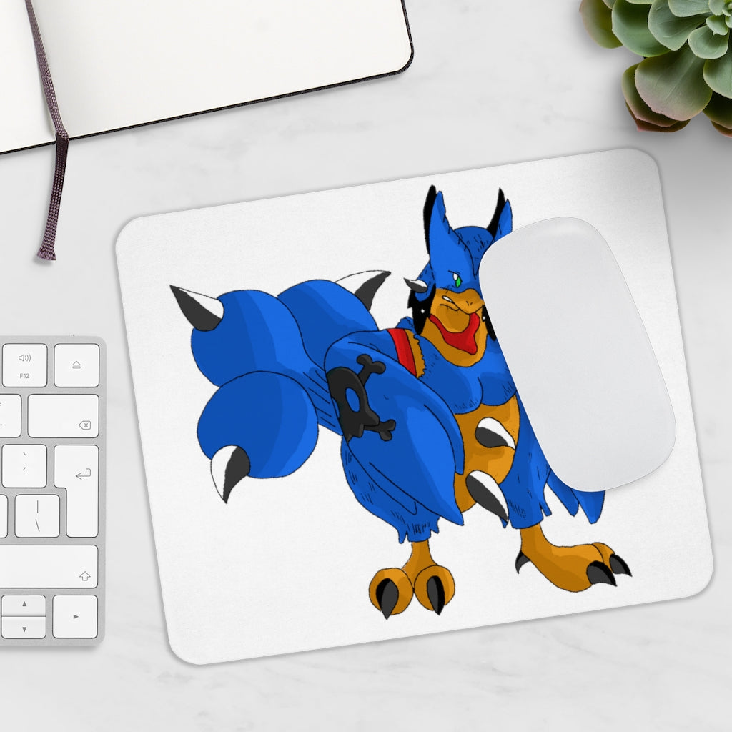 Empeor Mouse Pad featuring a vibrant full print design on a smooth neoprene surface, ideal for enhancing desk aesthetics.