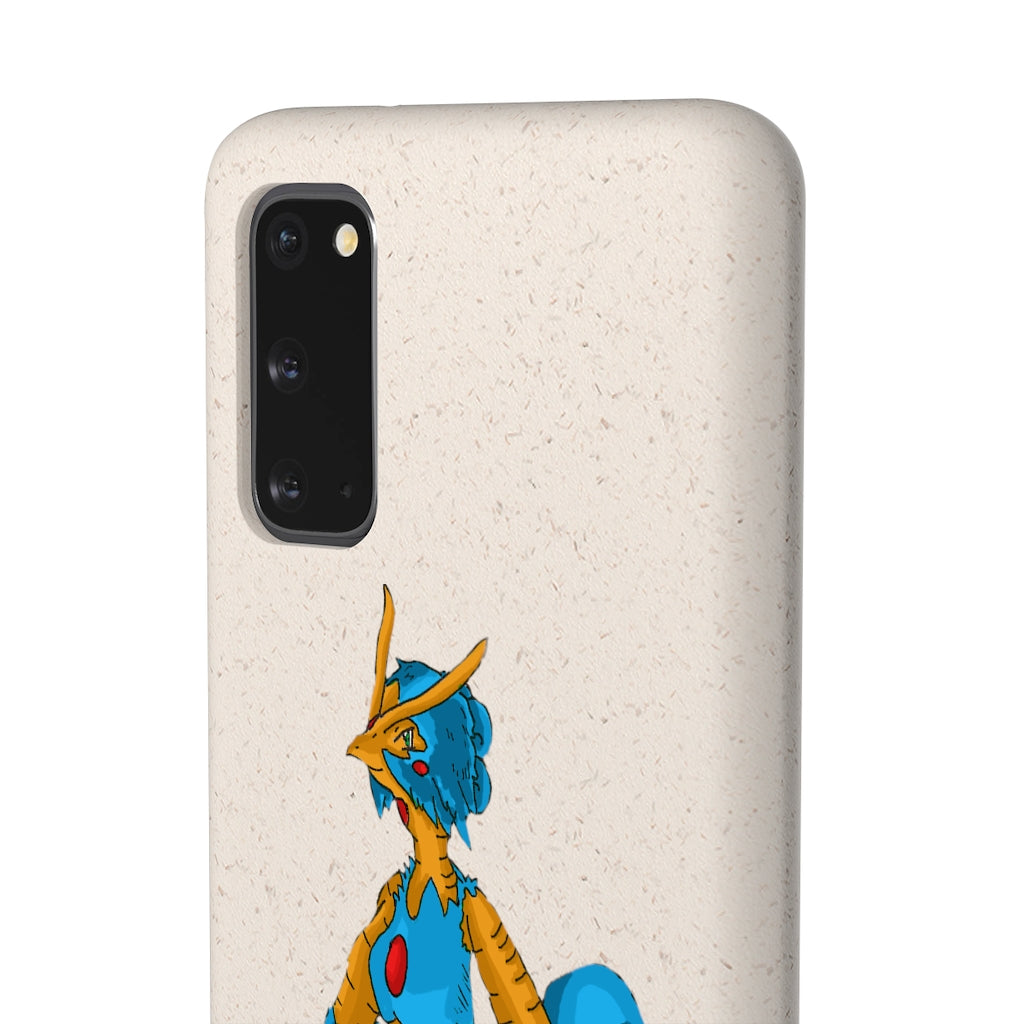 Empress Biodegradable Case made from plant-based materials, featuring a slim design and precise cutouts for connectivity.