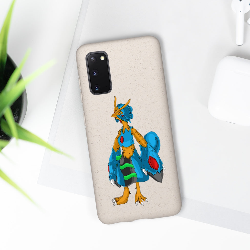 Empress Biodegradable Case made from plant-based materials, featuring a slim design and precise cutouts for connectivity.