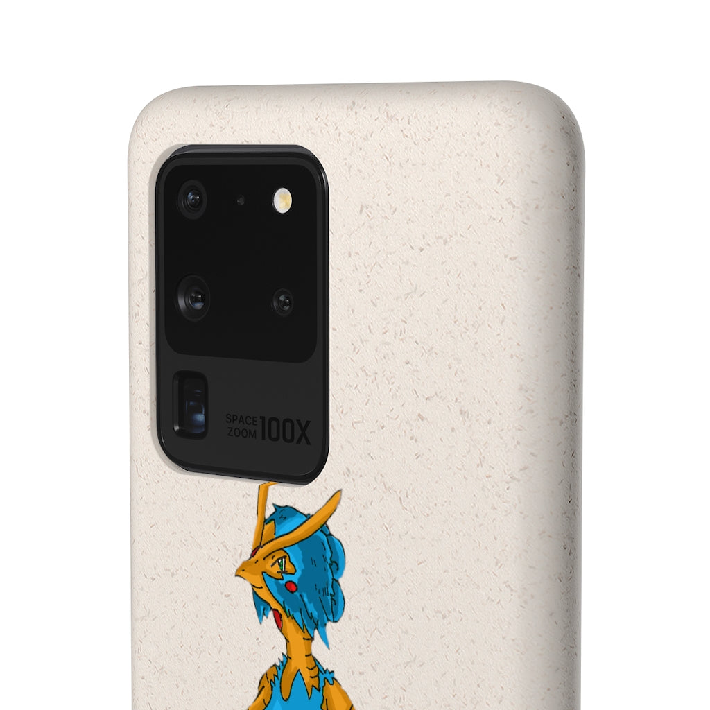 Empress Biodegradable Case made from plant-based materials, featuring a slim design and precise cutouts for connectivity.