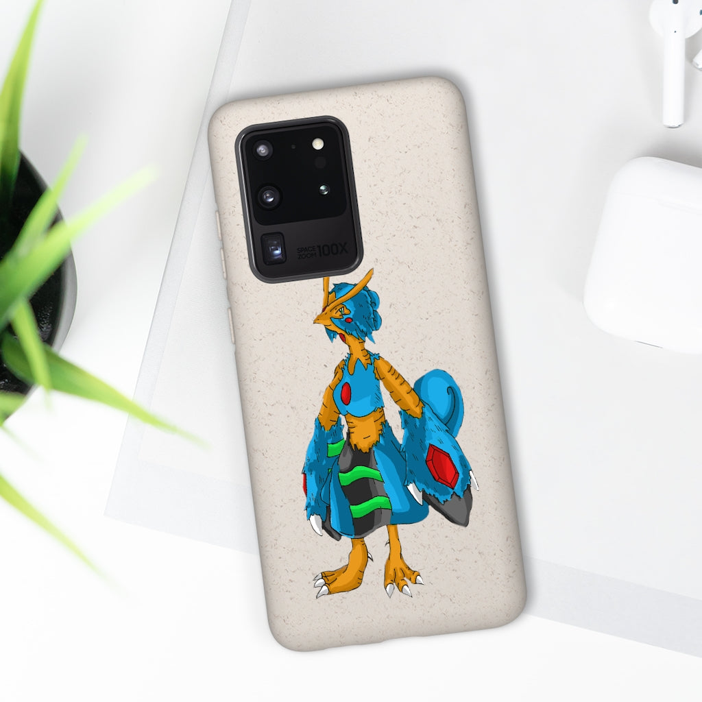 Empress Biodegradable Case made from plant-based materials, featuring a slim design and precise cutouts for connectivity.