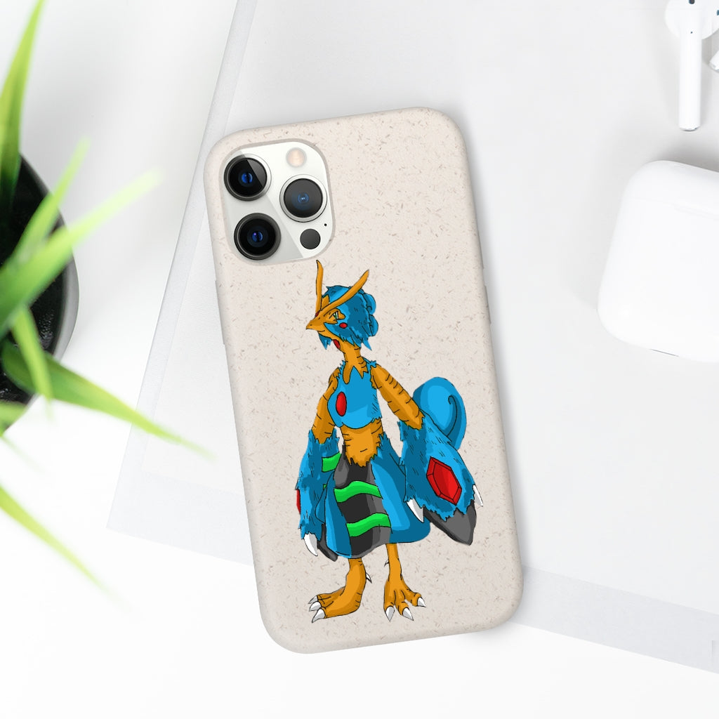 Empress Biodegradable Case made from plant-based materials, featuring a slim design and precise cutouts for connectivity.