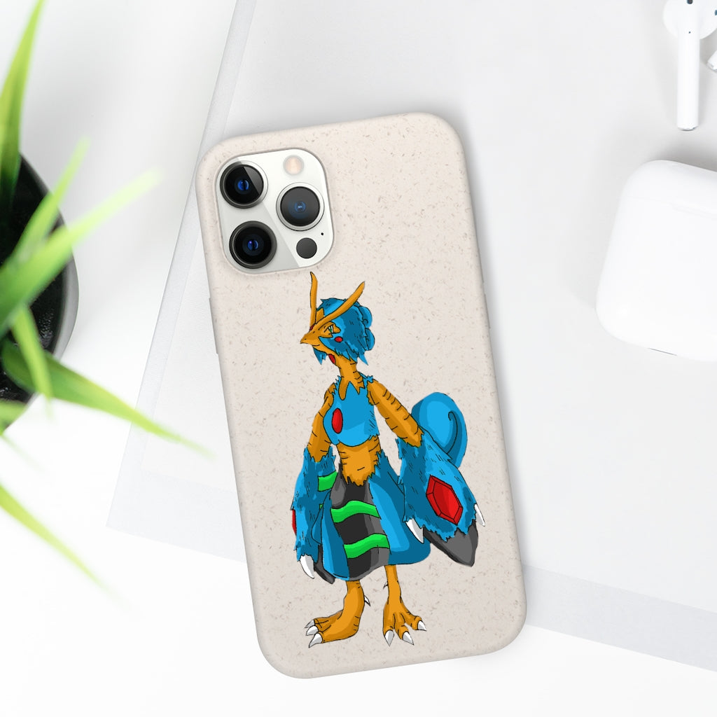 Empress Biodegradable Case made from plant-based materials, featuring a slim design and precise cutouts for connectivity.