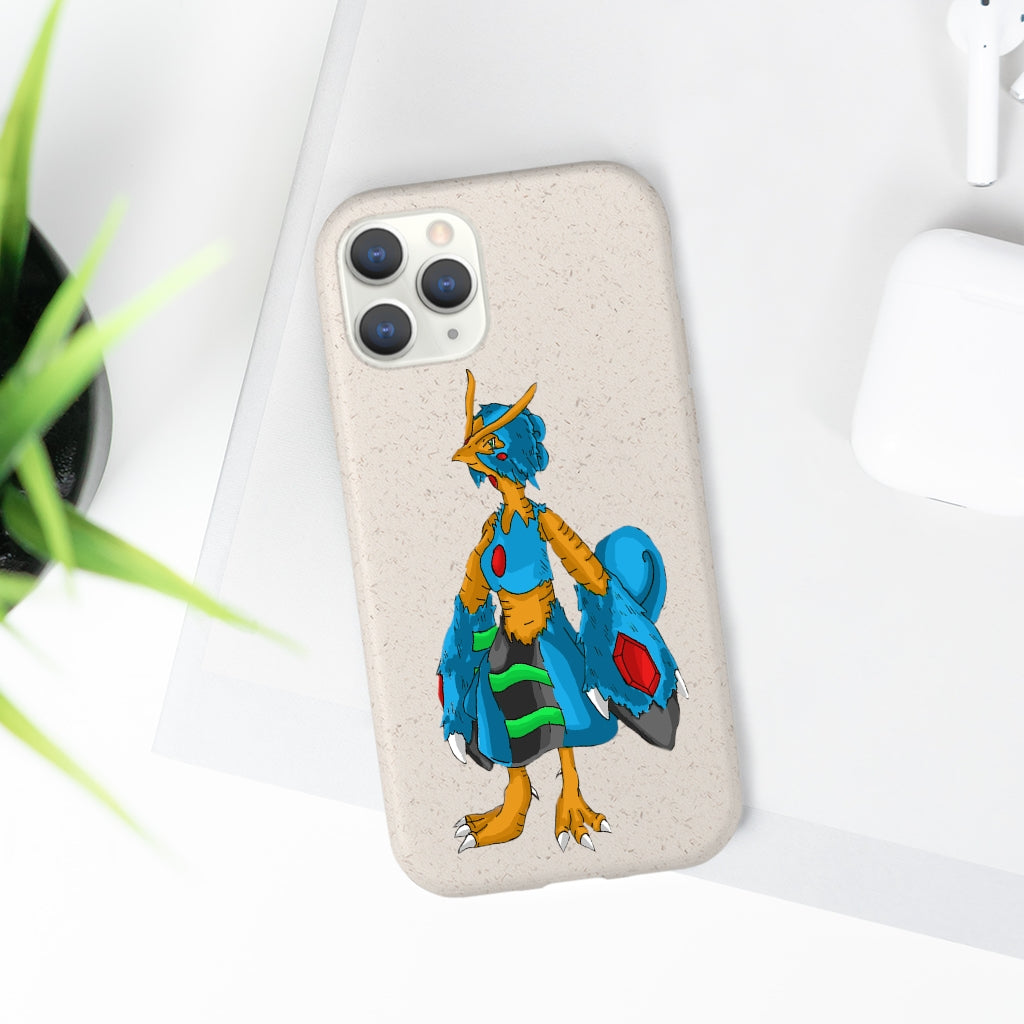 Empress Biodegradable Case made from plant-based materials, featuring a slim design and precise cutouts for connectivity.