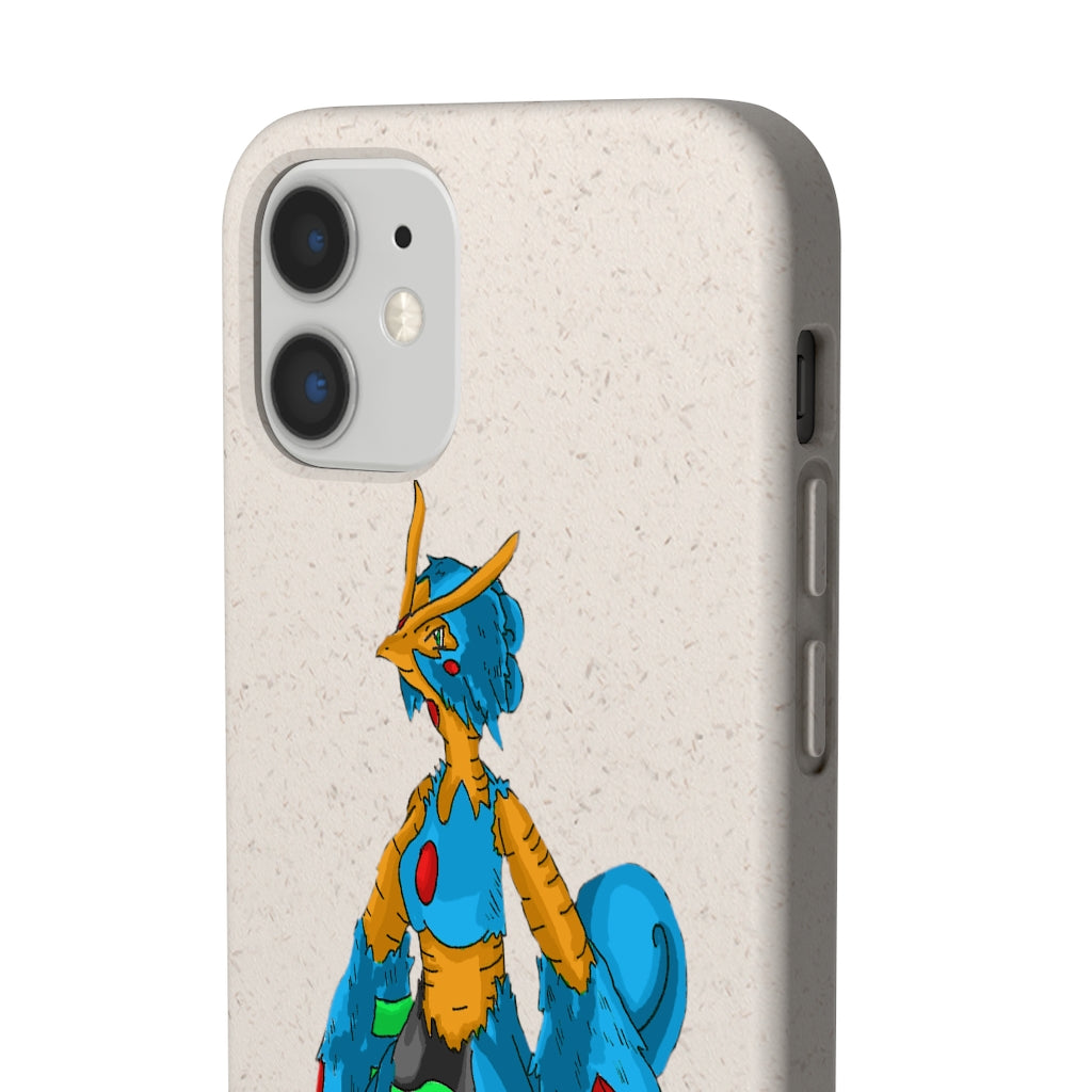 Empress Biodegradable Case made from plant-based materials, featuring a slim design and precise cutouts for connectivity.