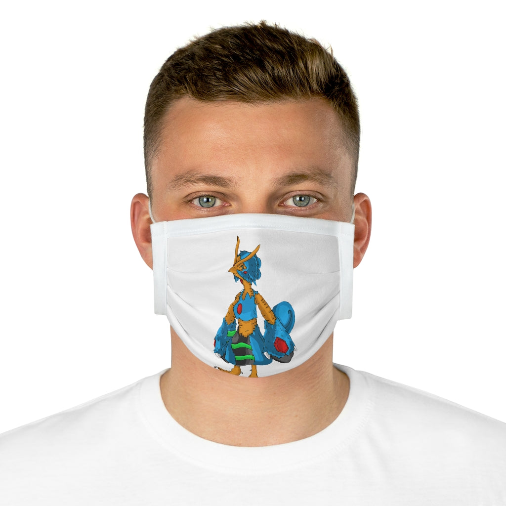 Empress Cotton Face Mask featuring unique motifs and photography, made from 100% cotton with adjustable earloops and nose wire.