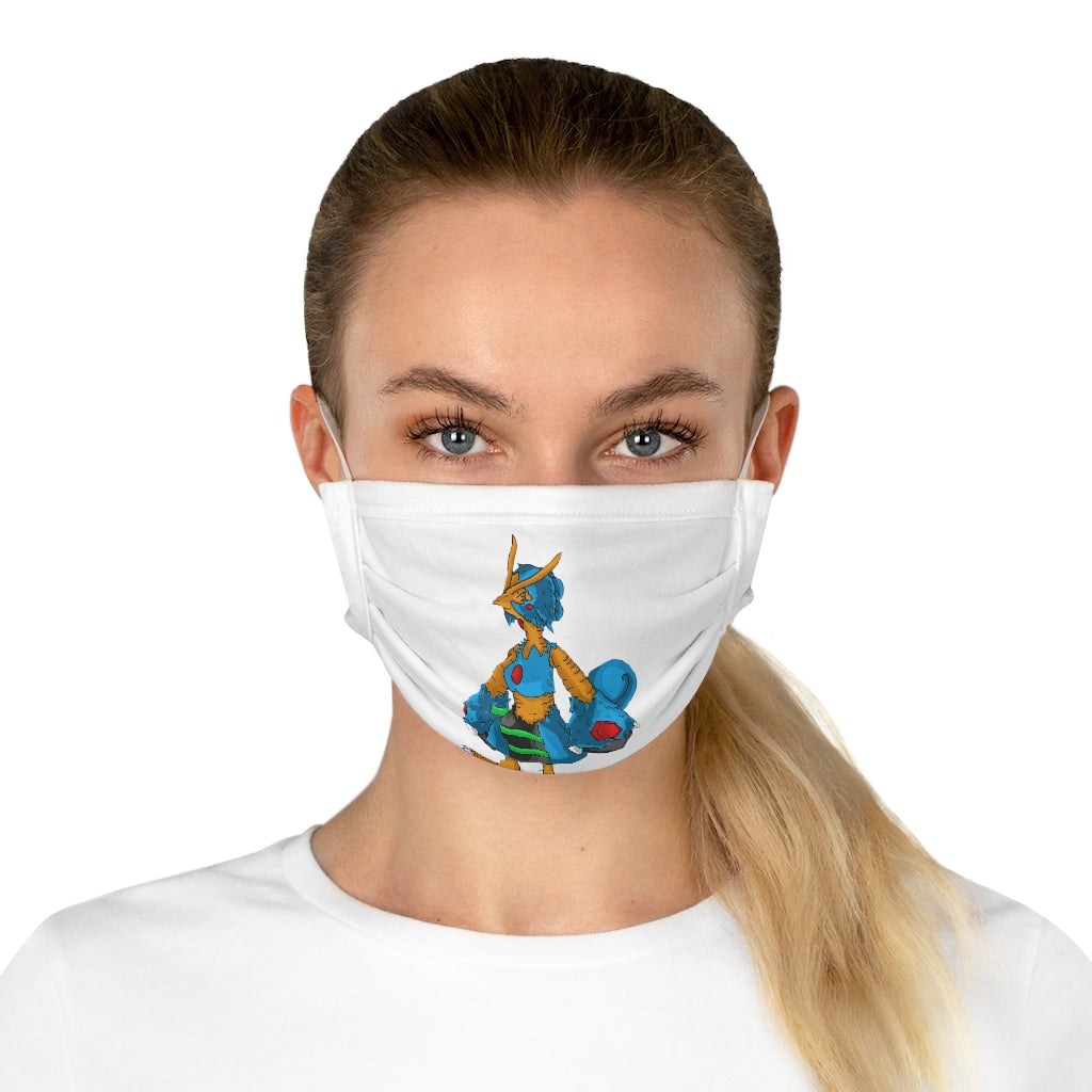 Empress Cotton Face Mask featuring unique motifs and photography, made from 100% cotton with adjustable earloops and nose wire.