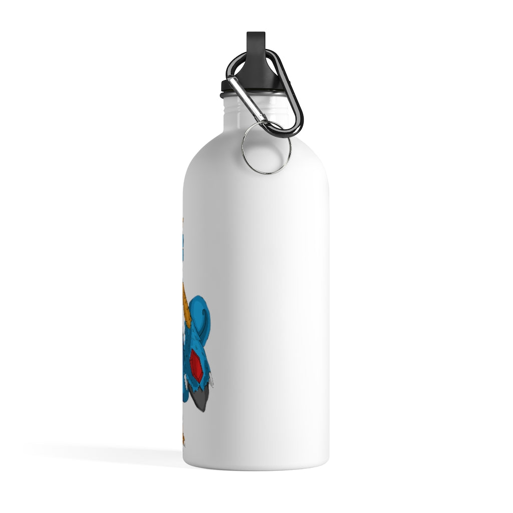 Empress Stainless Steel Water Bottle with a stylish design and plastic screw top, perfect for hydration on the go.