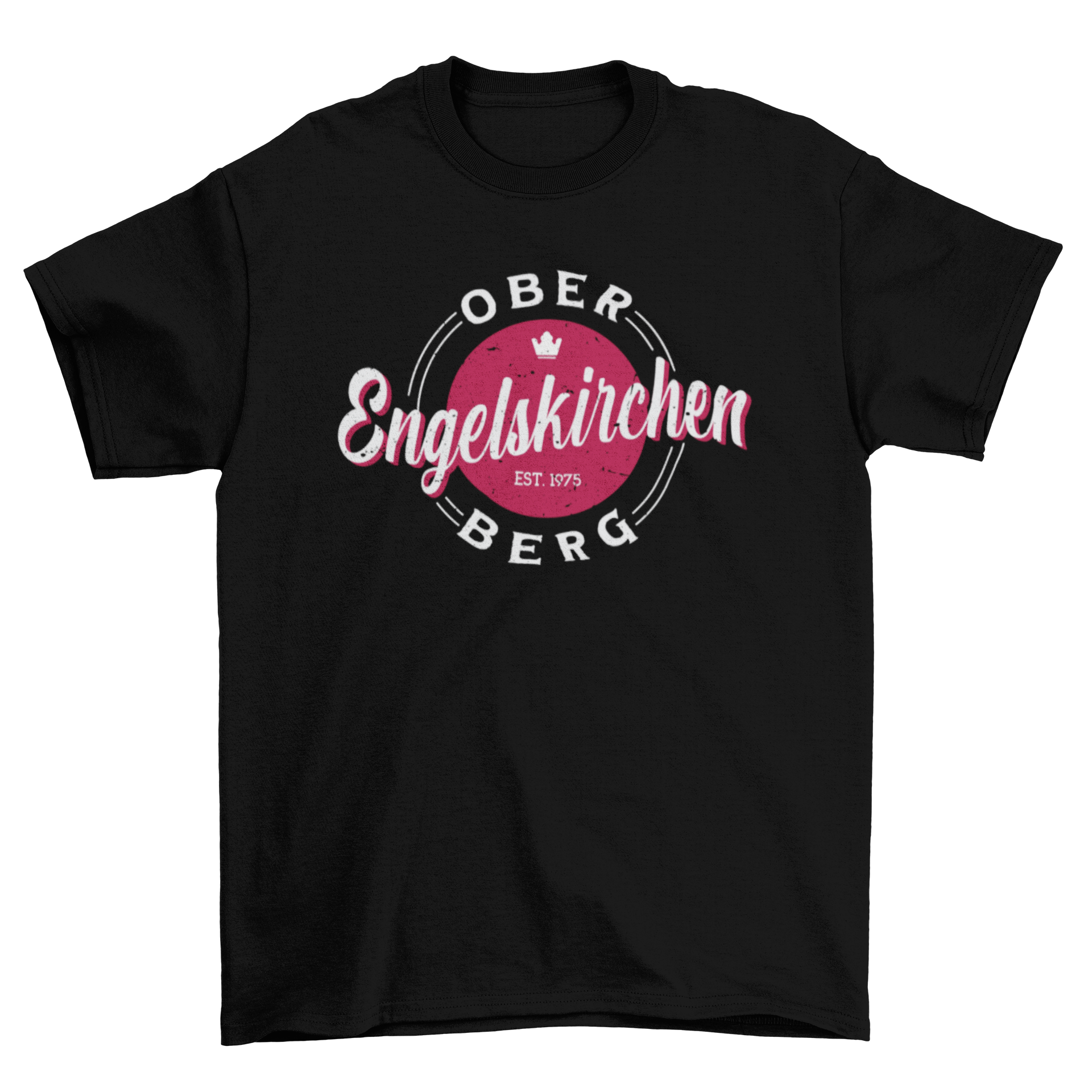 Engelskirchen Oberberg t-shirt featuring a stylish German quote design.