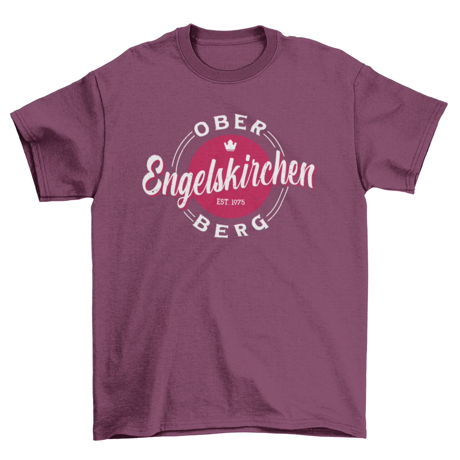 Engelskirchen Oberberg t-shirt featuring a stylish German quote design.