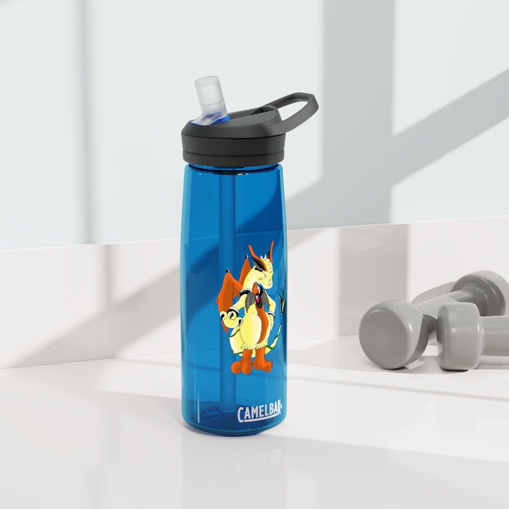 Ephanight CamelBak Eddy® Water Bottle in 20oz and 25oz sizes, showcasing its robust Tritan™ material and spill-proof design.