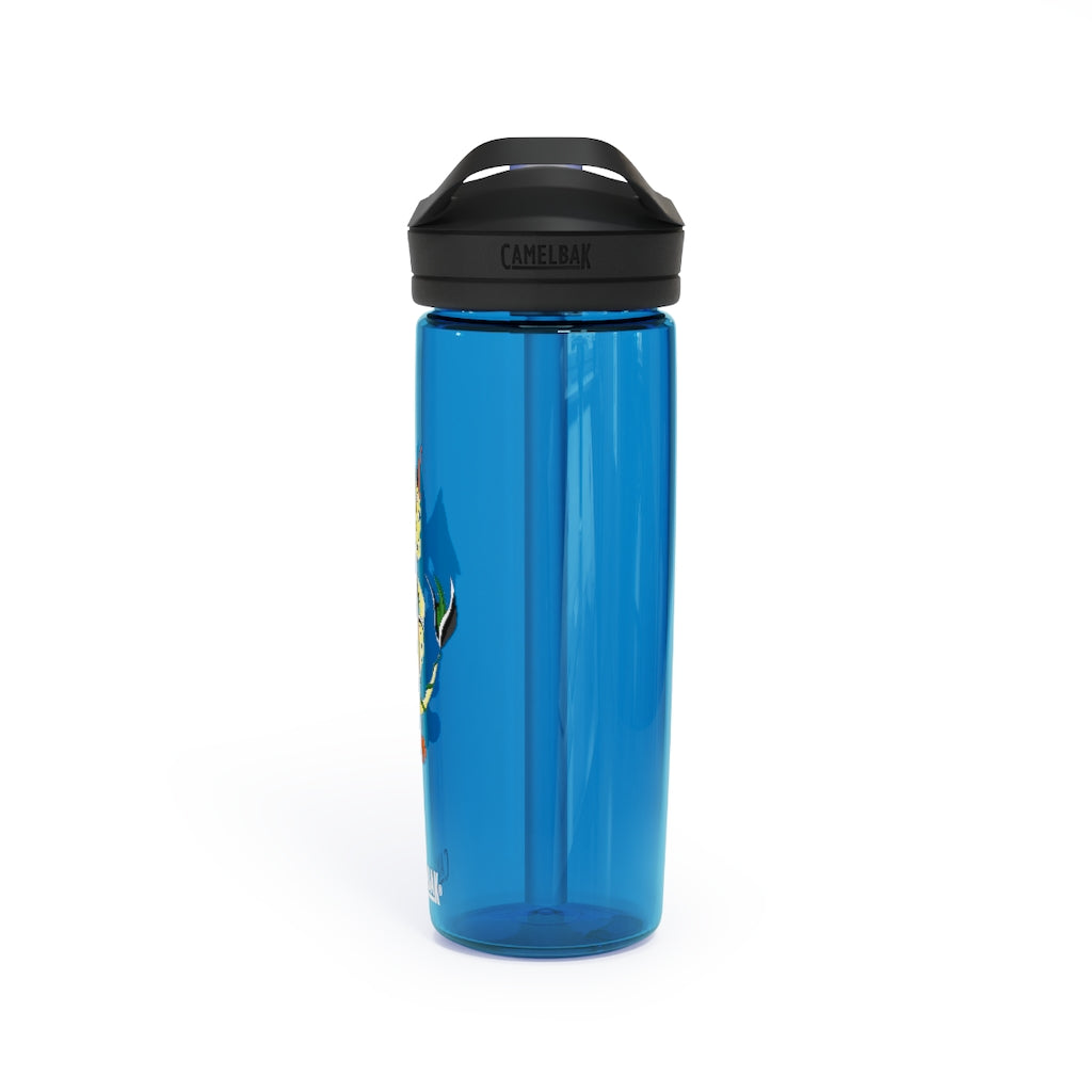 Ephanight CamelBak Eddy® Water Bottle in 20oz and 25oz sizes, showcasing its robust Tritan™ material and spill-proof design.