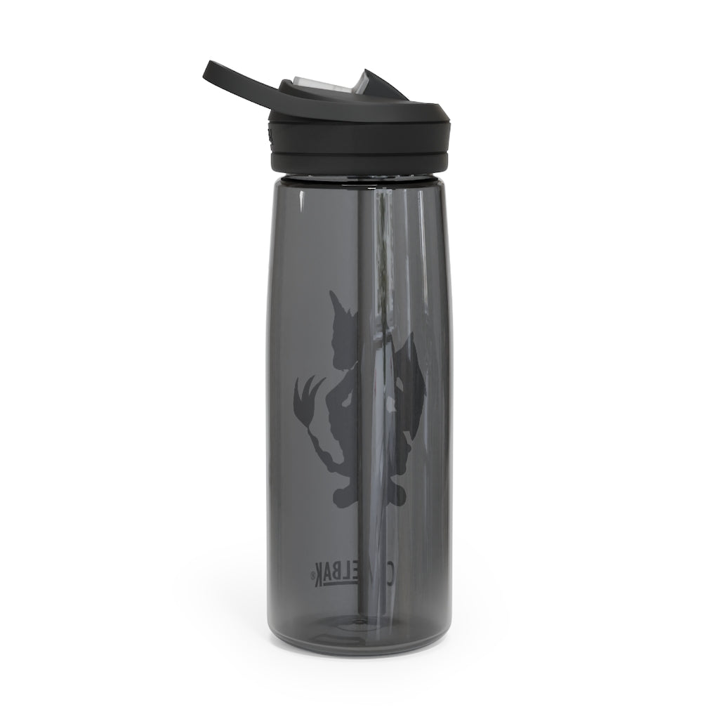 Ephanight CamelBak Eddy® Water Bottle in 20oz and 25oz sizes, showcasing its robust Tritan™ material and spill-proof design.