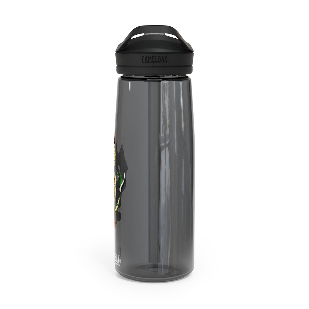 Ephanight CamelBak Eddy® Water Bottle in 20oz and 25oz sizes, showcasing its robust Tritan™ material and spill-proof design.