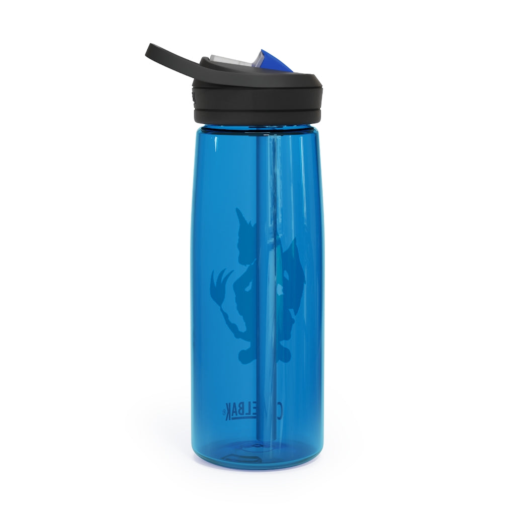 Ephanight CamelBak Eddy® Water Bottle in 20oz and 25oz sizes, showcasing its robust Tritan™ material and spill-proof design.