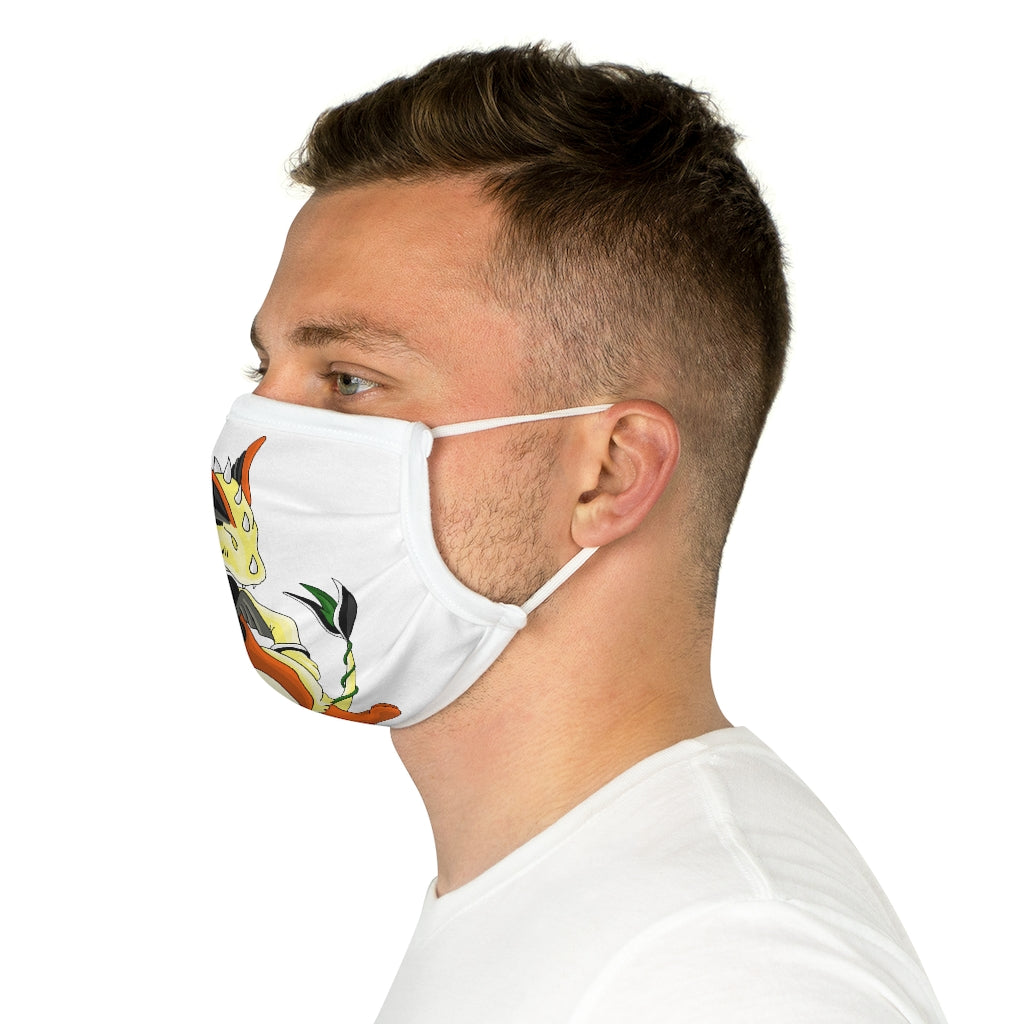 Ephanight Cotton Face Mask featuring vibrant motifs and adjustable earloops, showcasing its stylish design and comfortable fit.