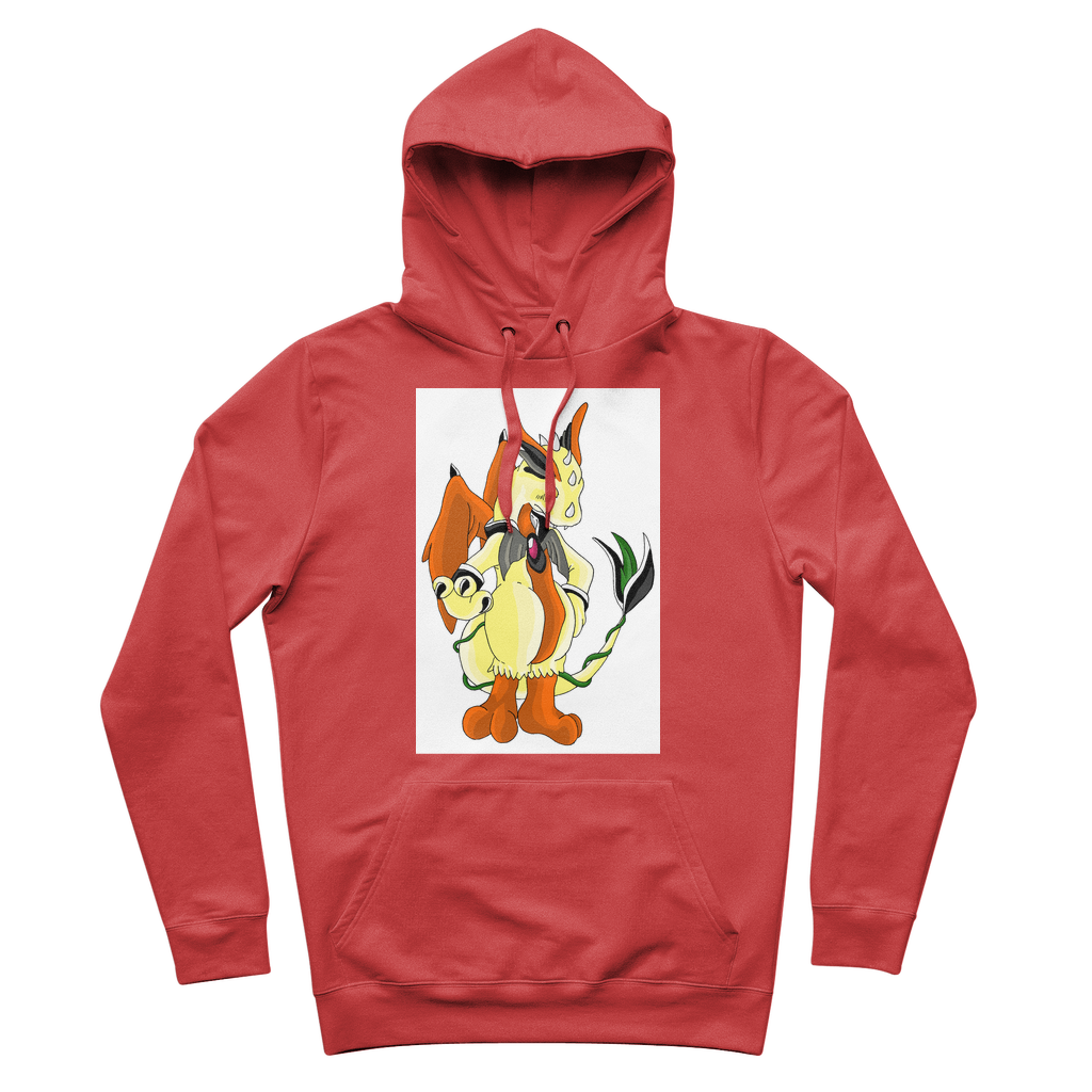 Ephanight Premium Adult Hoodie featuring adjustable lined hood, kangaroo pocket, and soft brushed fleece interior in various colors.