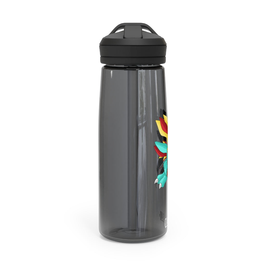 Fabaraess CamelBak Eddy® Water Bottle in 20oz and 25oz sizes, made from durable Tritan™ material with a spill-proof biting valve.