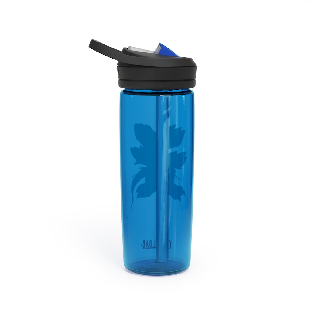 Fabaraess CamelBak Eddy® Water Bottle in 20oz and 25oz sizes, made from durable Tritan™ material with a spill-proof biting valve.