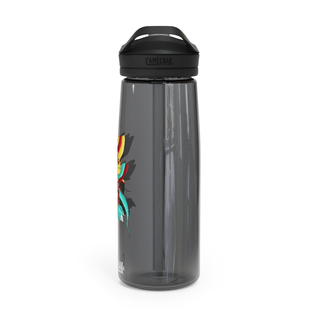 Fabaraess CamelBak Eddy® Water Bottle in 20oz and 25oz sizes, made from durable Tritan™ material with a spill-proof biting valve.