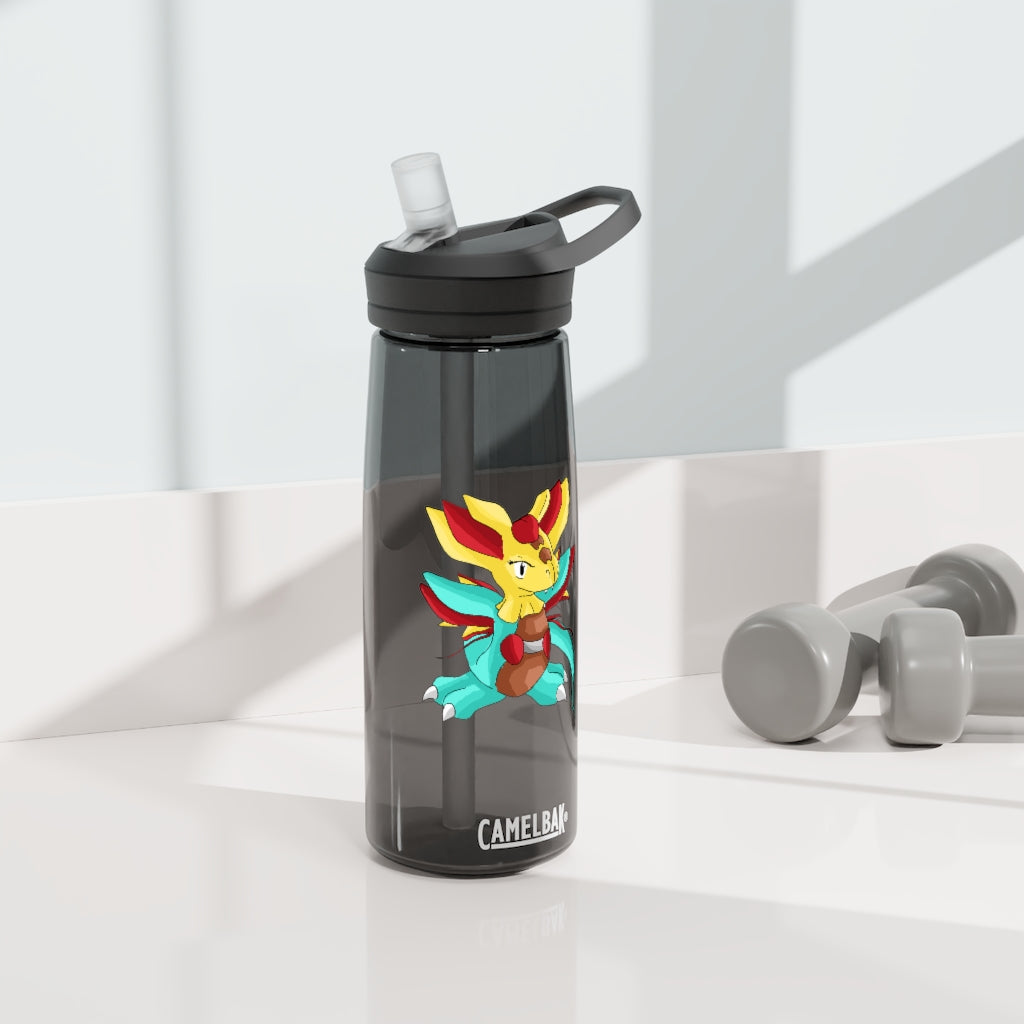 Fabaraess CamelBak Eddy® Water Bottle in 20oz and 25oz sizes, made from durable Tritan™ material with a spill-proof biting valve.