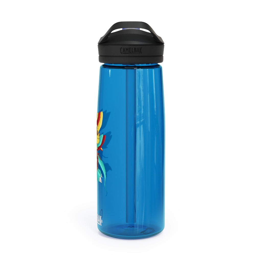 Fabaraess CamelBak Eddy® Water Bottle in 20oz and 25oz sizes, made from durable Tritan™ material with a spill-proof biting valve.