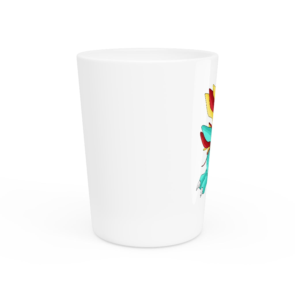 Fabaraess Shot Glass with customizable white or black interior, perfect for events and gifting.