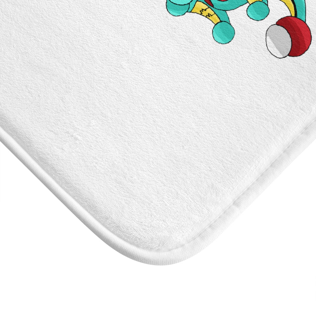 Fabaryu Bath Mat in a stylish design with anti-slip backing, made from soft microfiber, available in two sizes.