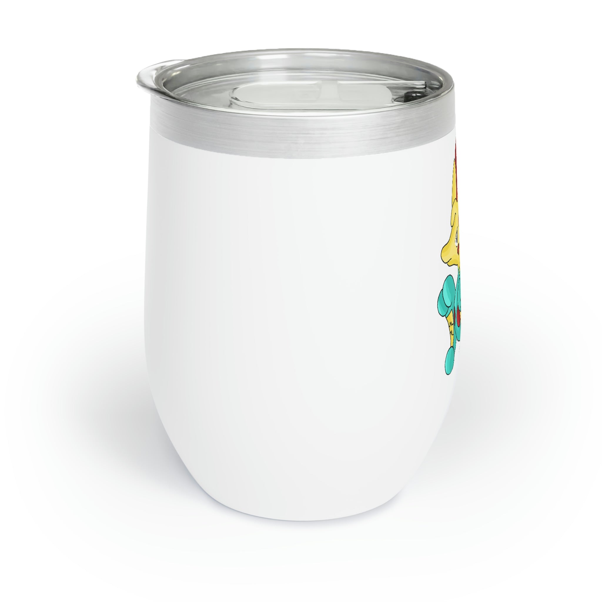 Fabaryu Chill Wine Tumbler in stainless steel with double-insulated walls, showcasing a sleek stemless design.