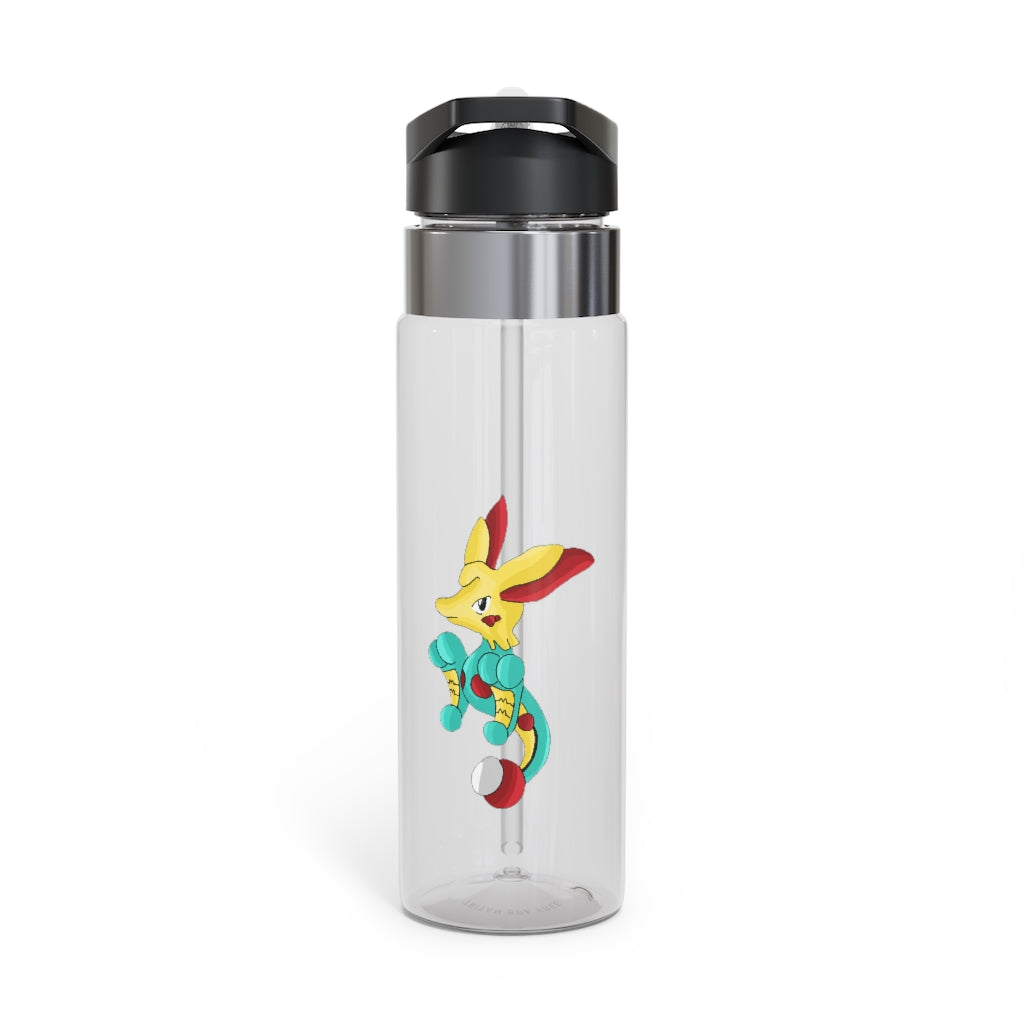 Fabaryu Kensington Tritan™ Sport Bottle in vibrant colors with a carabiner hook and straw lid, showcasing its durable design.